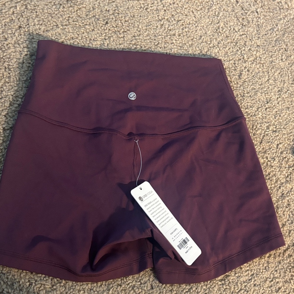 CRZ  Butterluxe Biker Shorts 4"- purple